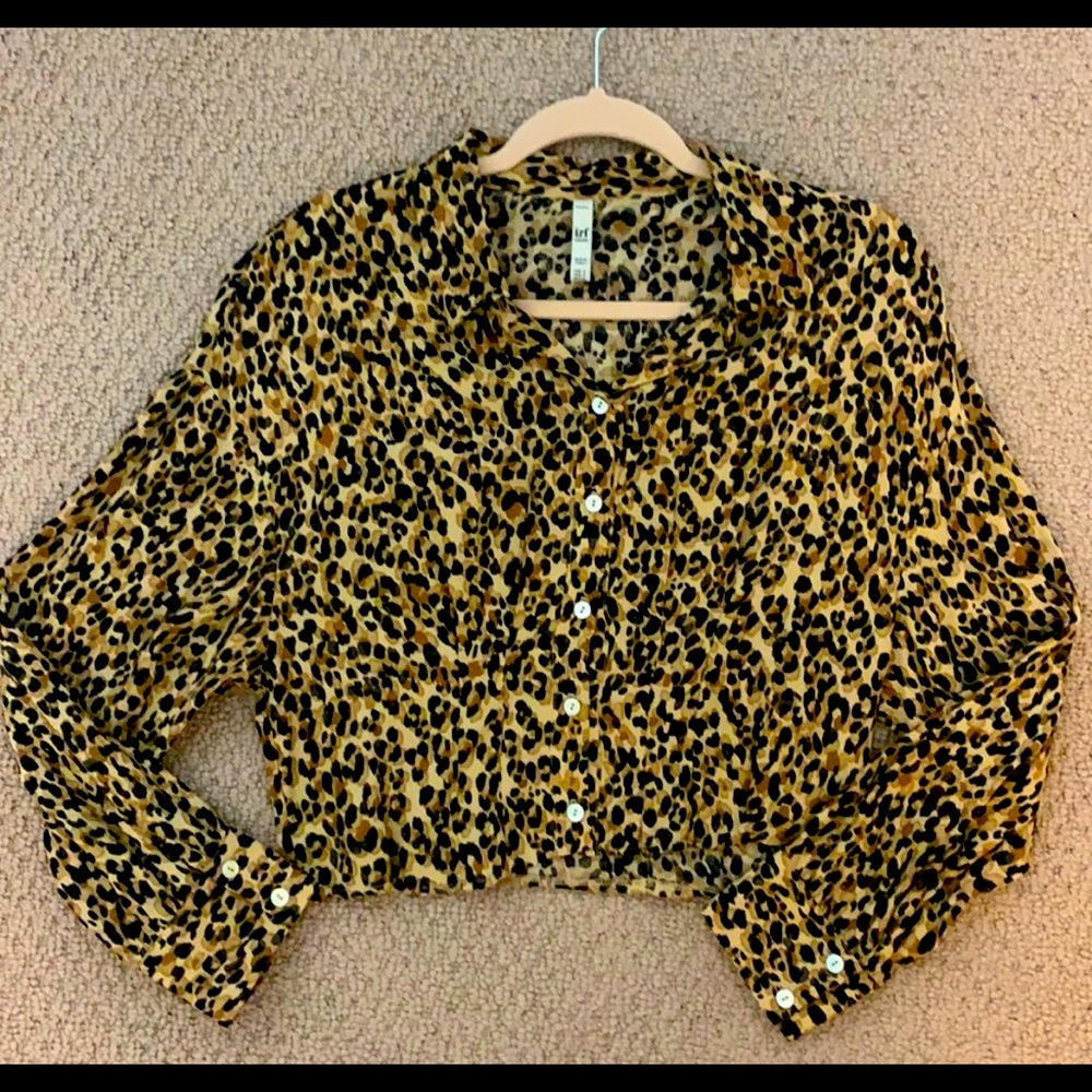 Zara Cropped Button Down